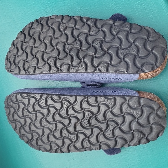 Birkenstock Boston Suede Embossed Corduroy Clog - Indigo - 39EU/8-8.5US - Picture 3 of 5